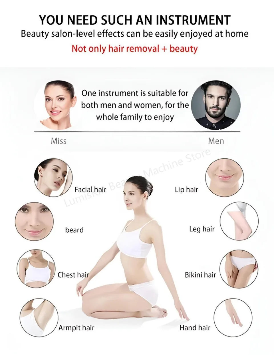 FEMUN 4000W Ice Cooling Diode Laser Hair Removal Device 755 940 1064 808nm