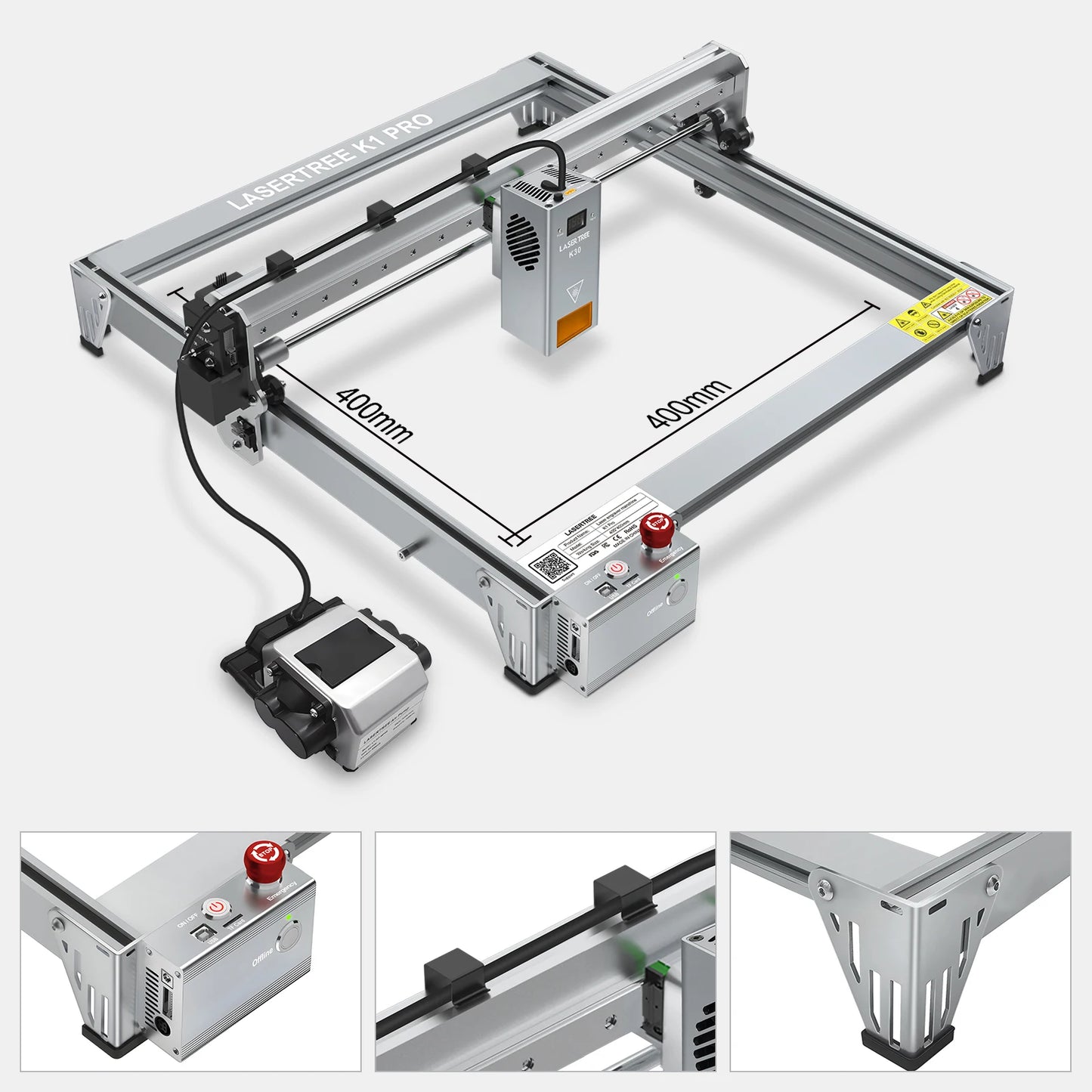 Laser Tree K1Pro Laser Engraver With 30W 40W Module