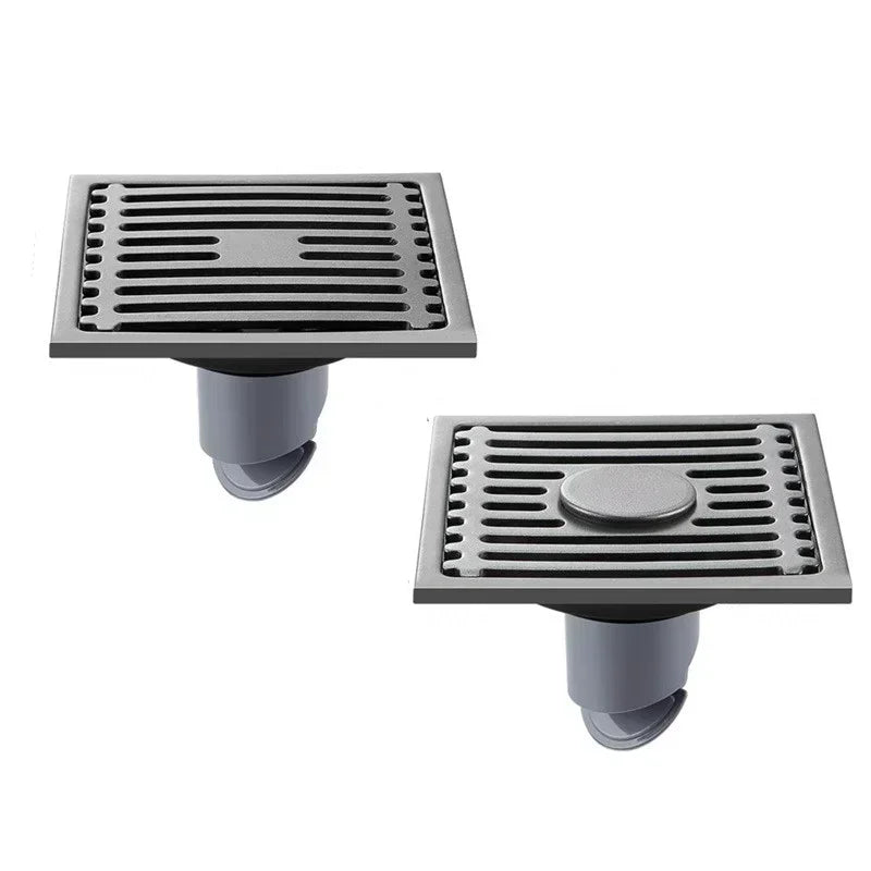Stainless Steel Shower Floor Drain With Removable Cover Anti Odor