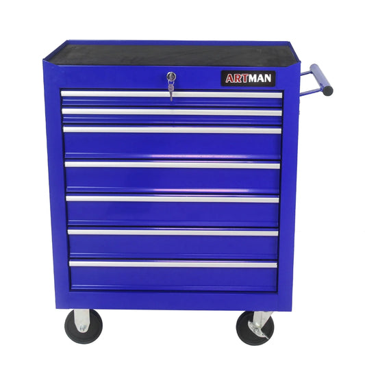 ARTMAN 7 Drawer Rolling Tool Cabinet With Key Lock