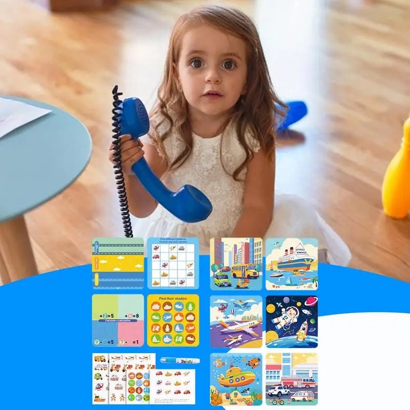 Watercolor Painting Book For Kids Reusable Coloring Montessori Toys
