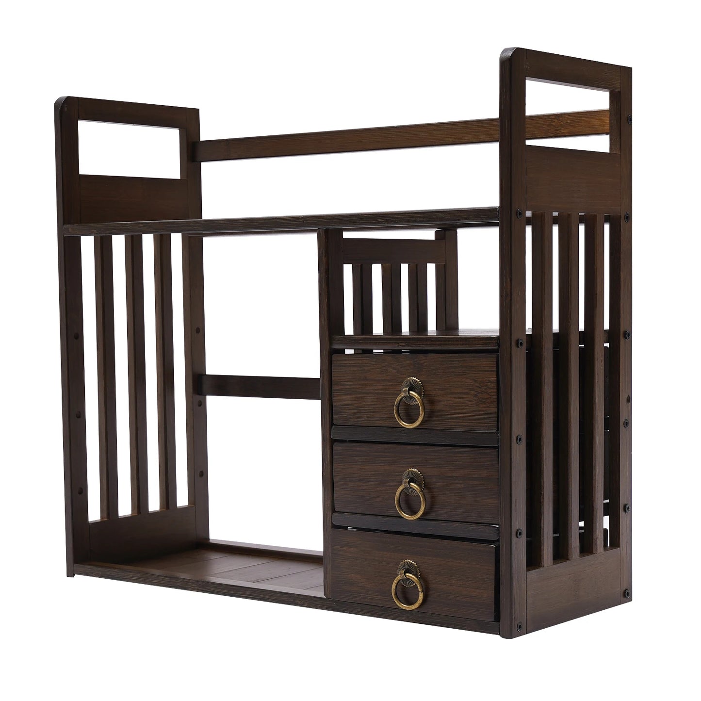 Wooden Desk Organizer For Desktop And Office Supplies