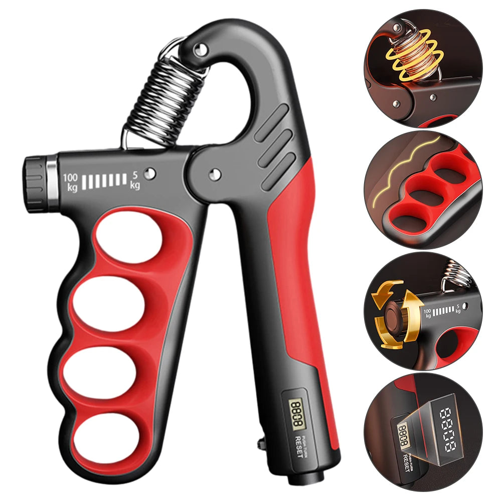 VKTECH 5-100kg Grip Strength Trainer Hand Gripper For Muscle Building