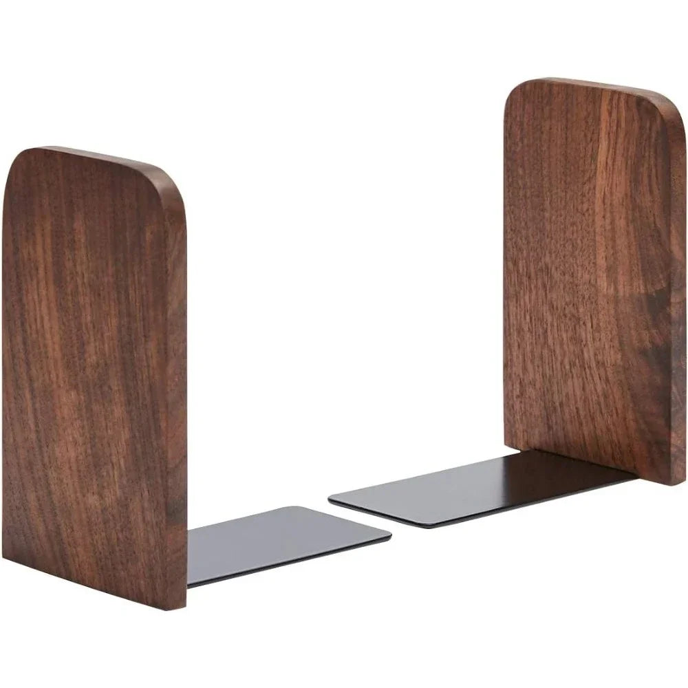 Hign-concerned Heavy Duty Non Slip Bookends Pair for Bookshelf