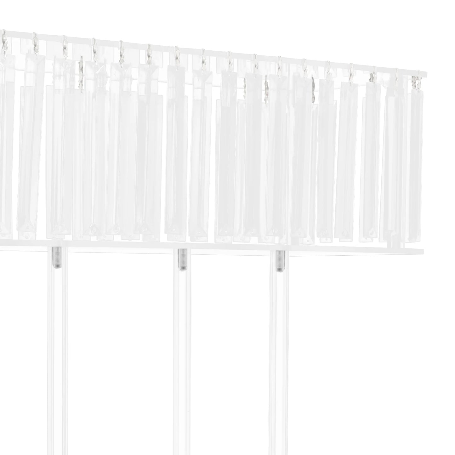 Acrylic Crystal Flower Stand For Wedding Centerpiece And Decor