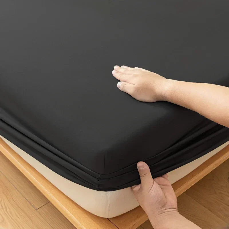 Luxury Elastic Fitted Sheet For Double Bed Mattress Cover