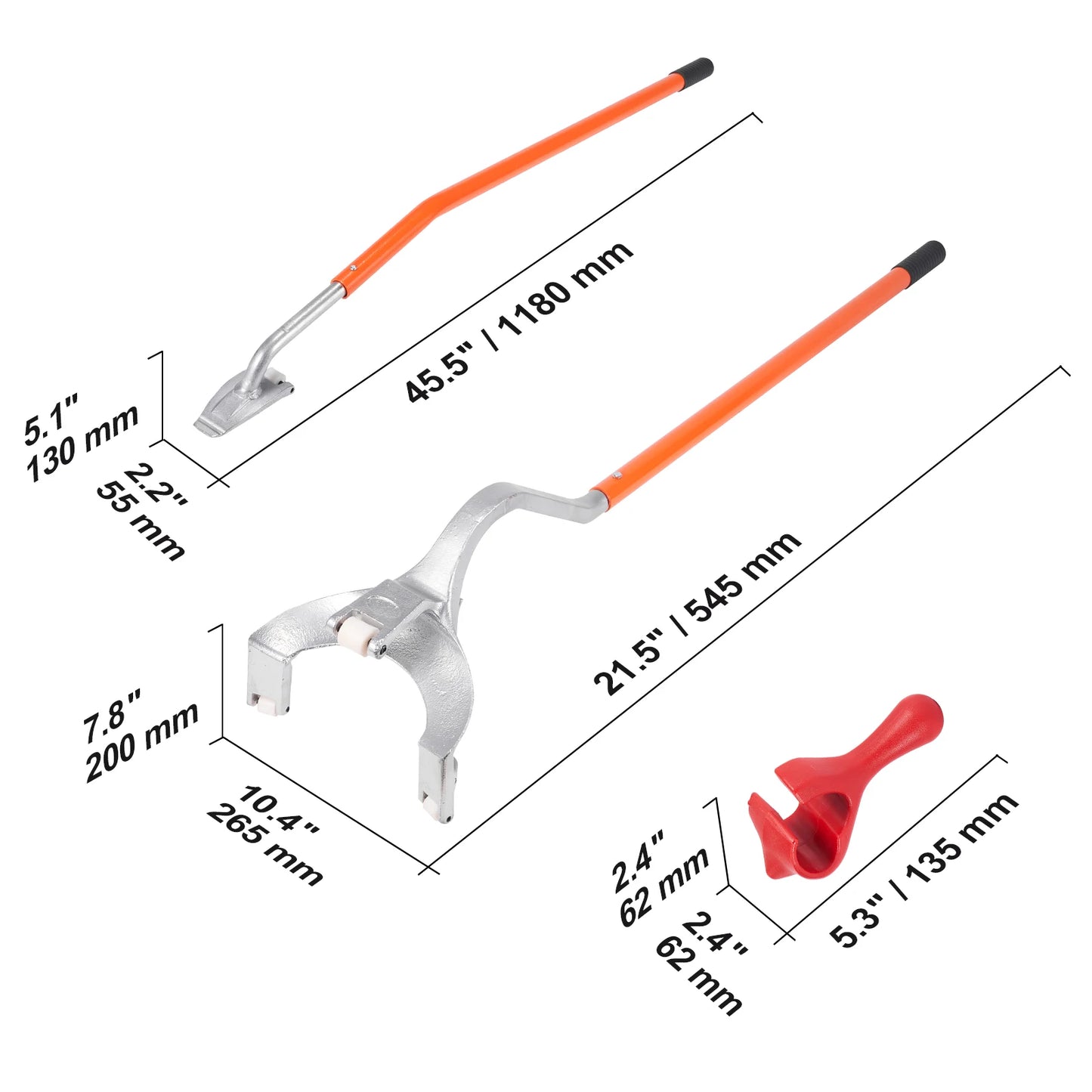 SucceBuy Tire Mount Demount Tool Kit For Car Tire Changing