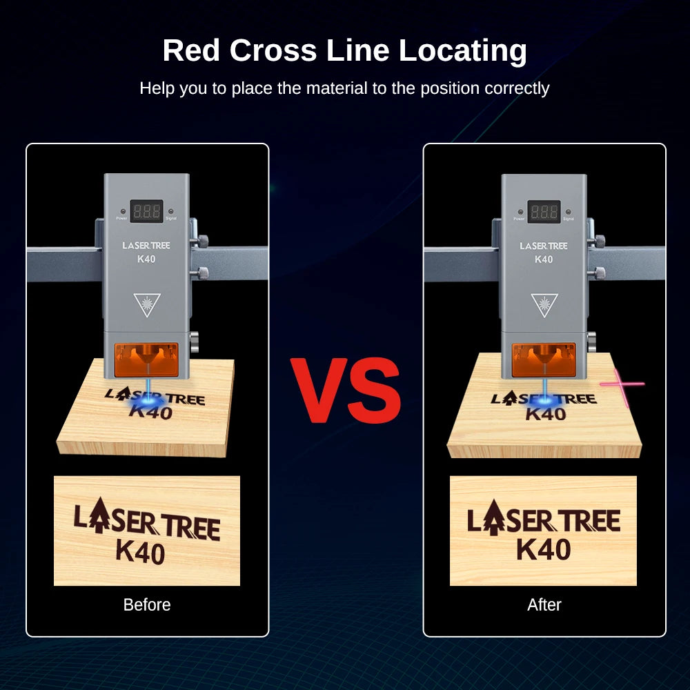 Laser Tree 40W Laser Module With Air Assist For Engravers