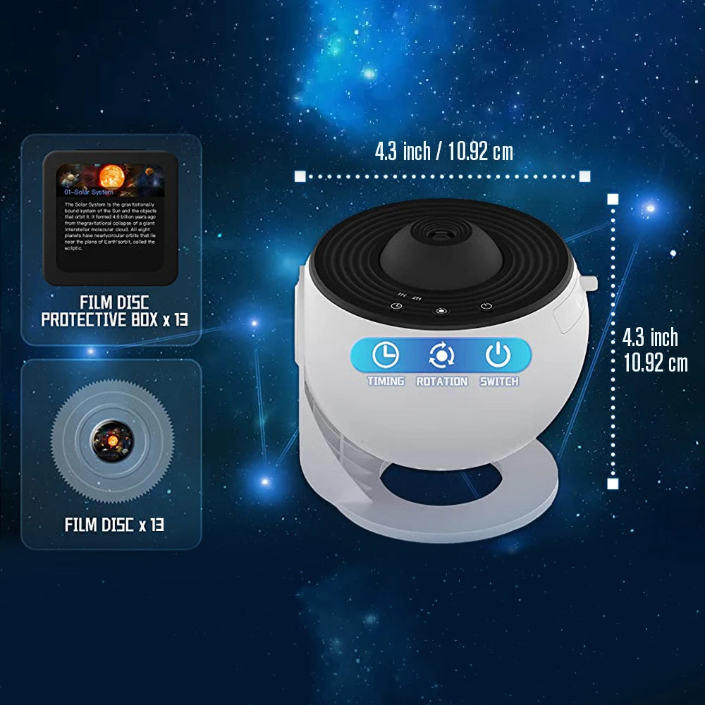 Mexllex 13 In 1 Galaxy Ultral Star Projector Night Light