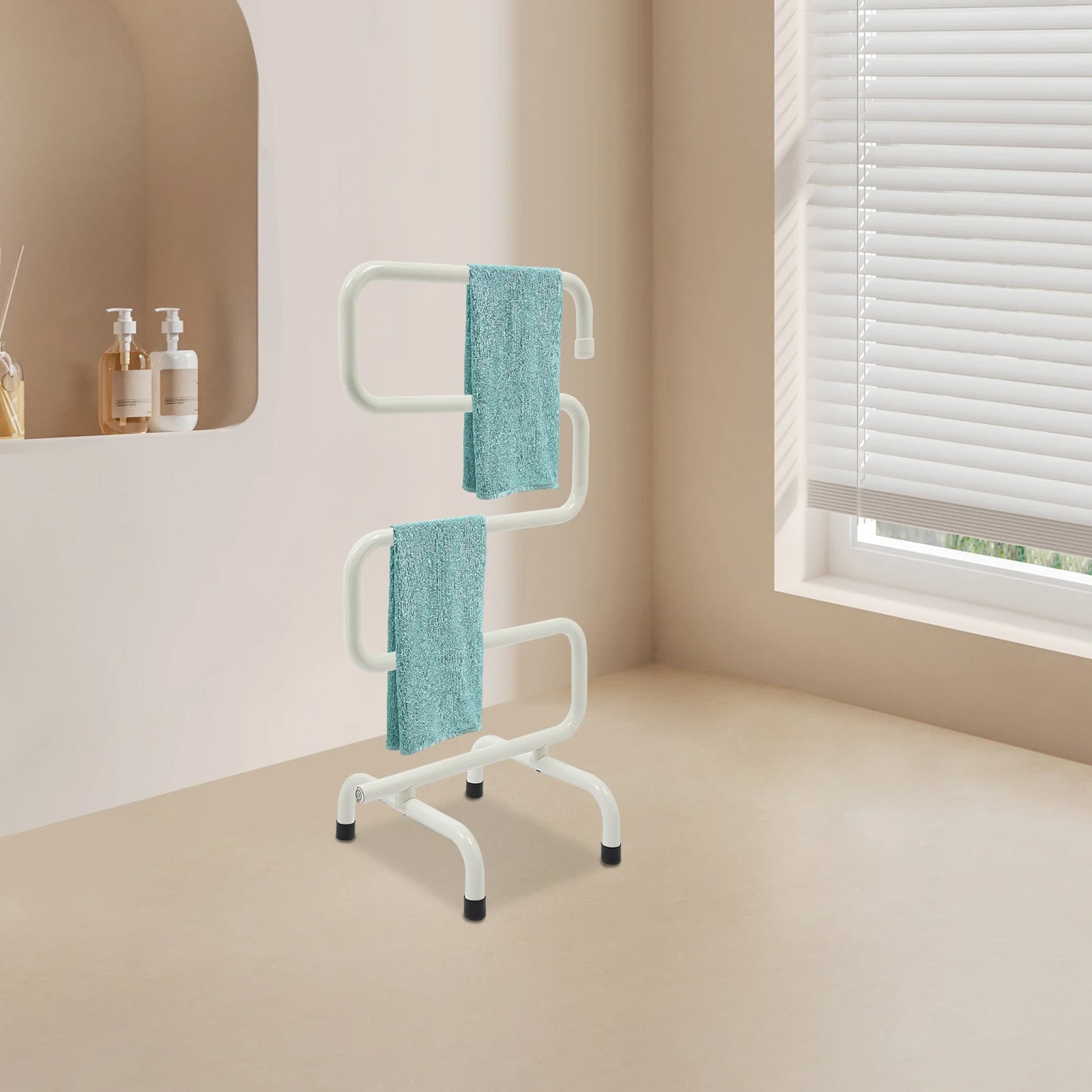 Bymaocar Electric Towel Warmer Rack S Shape Built In Switch