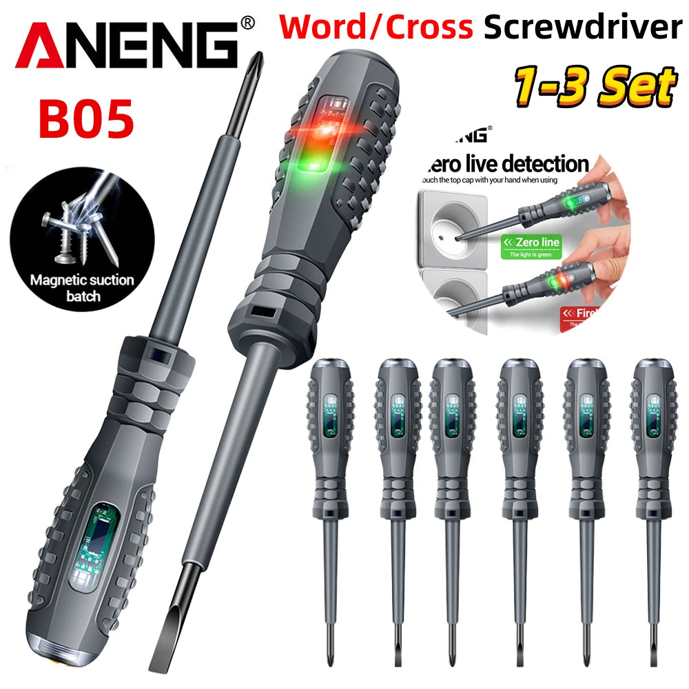 ANENG B05 Indicator Screwdriver Set Slotted Phillips 2Pcs