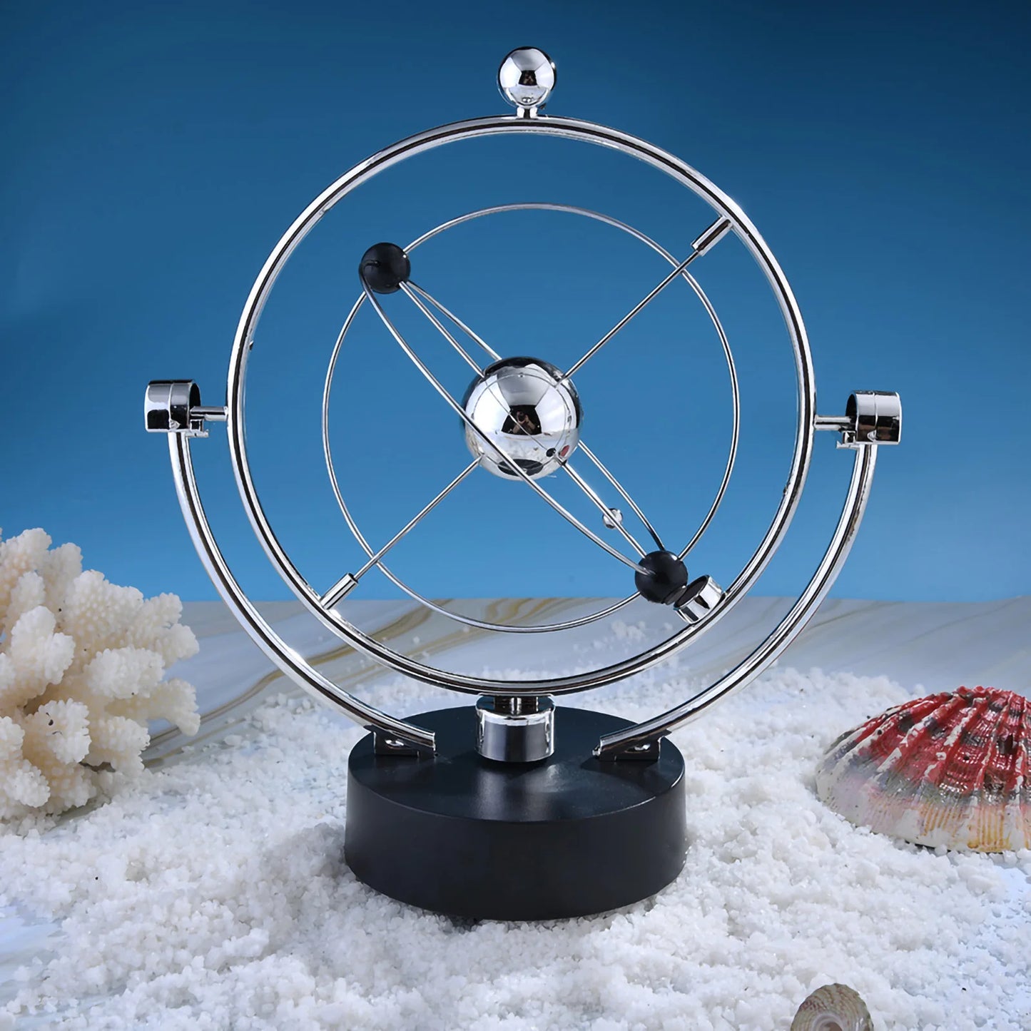 TOPINCN Perpetual Motion Swing Ball Desk Ornament For Home Office