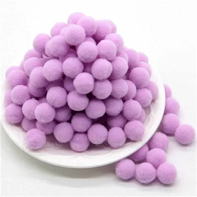 Mini Fluffy Polyester Pom Poms For Diy Crafts And Decor