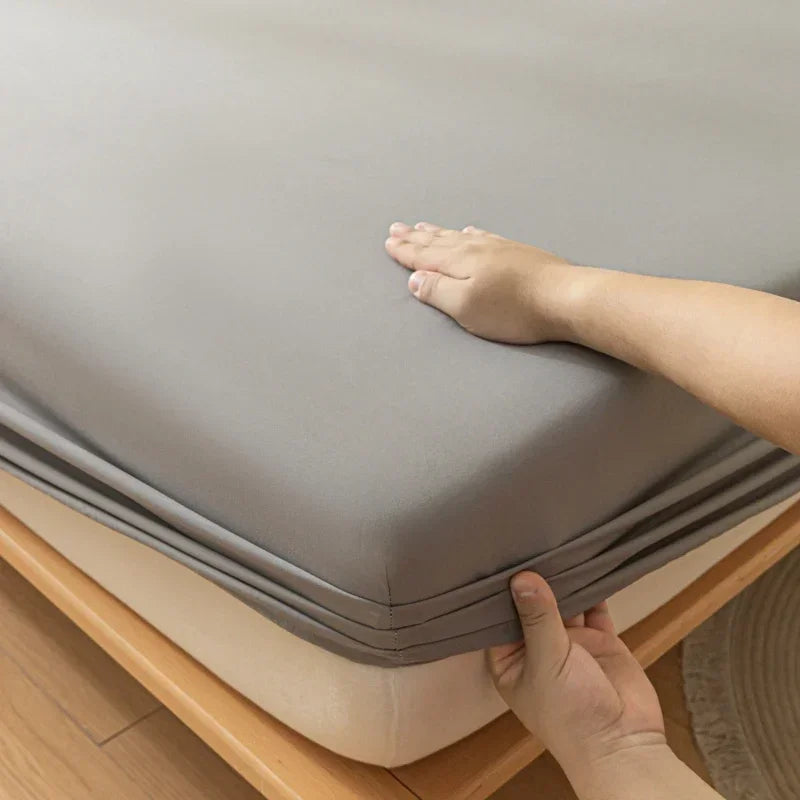 Luxury Elastic Fitted Sheet For Double Bed Mattress Cover