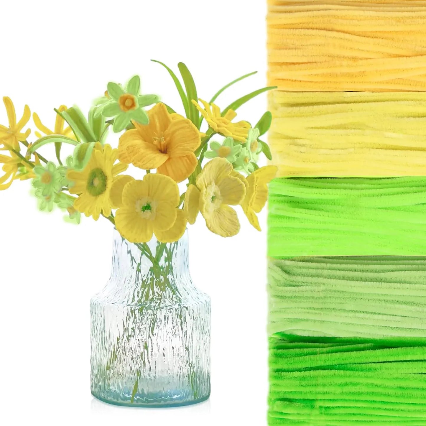 Pipe Cleaners Chenille Stems 300 Pack For DIY Craft Projects