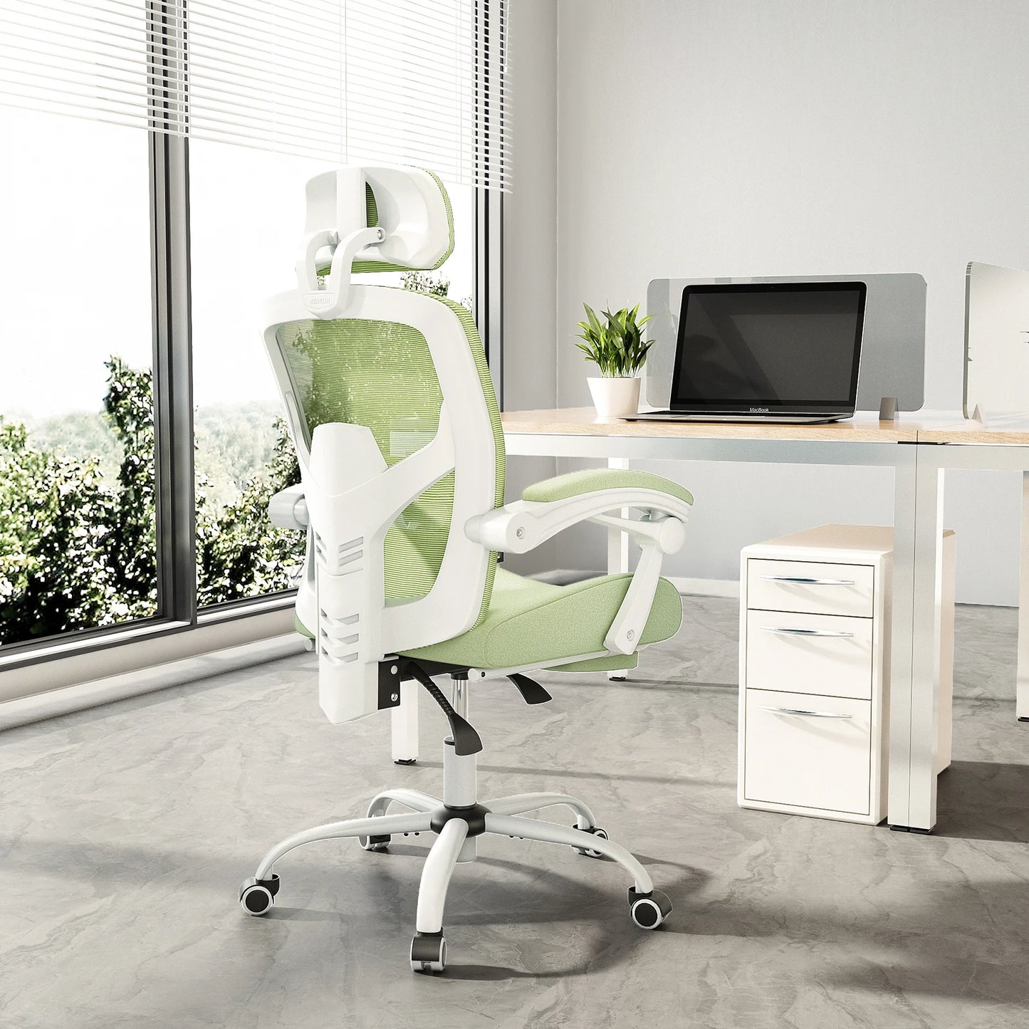 JHK Reclining Ergonomic High Back Mesh Office Chair Lumbar Support