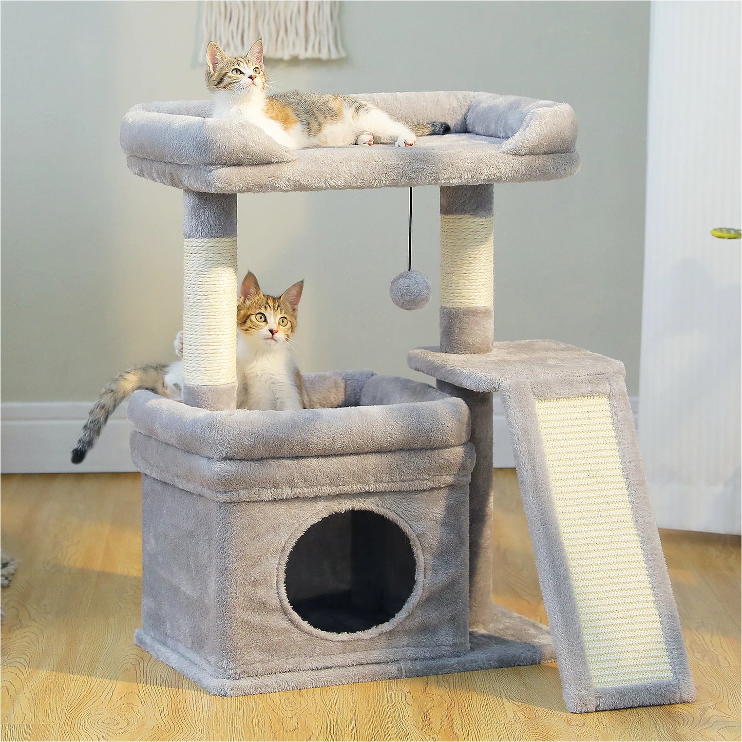 PAWZ Road Indoor Cat Tree With Sisal Scratching Post