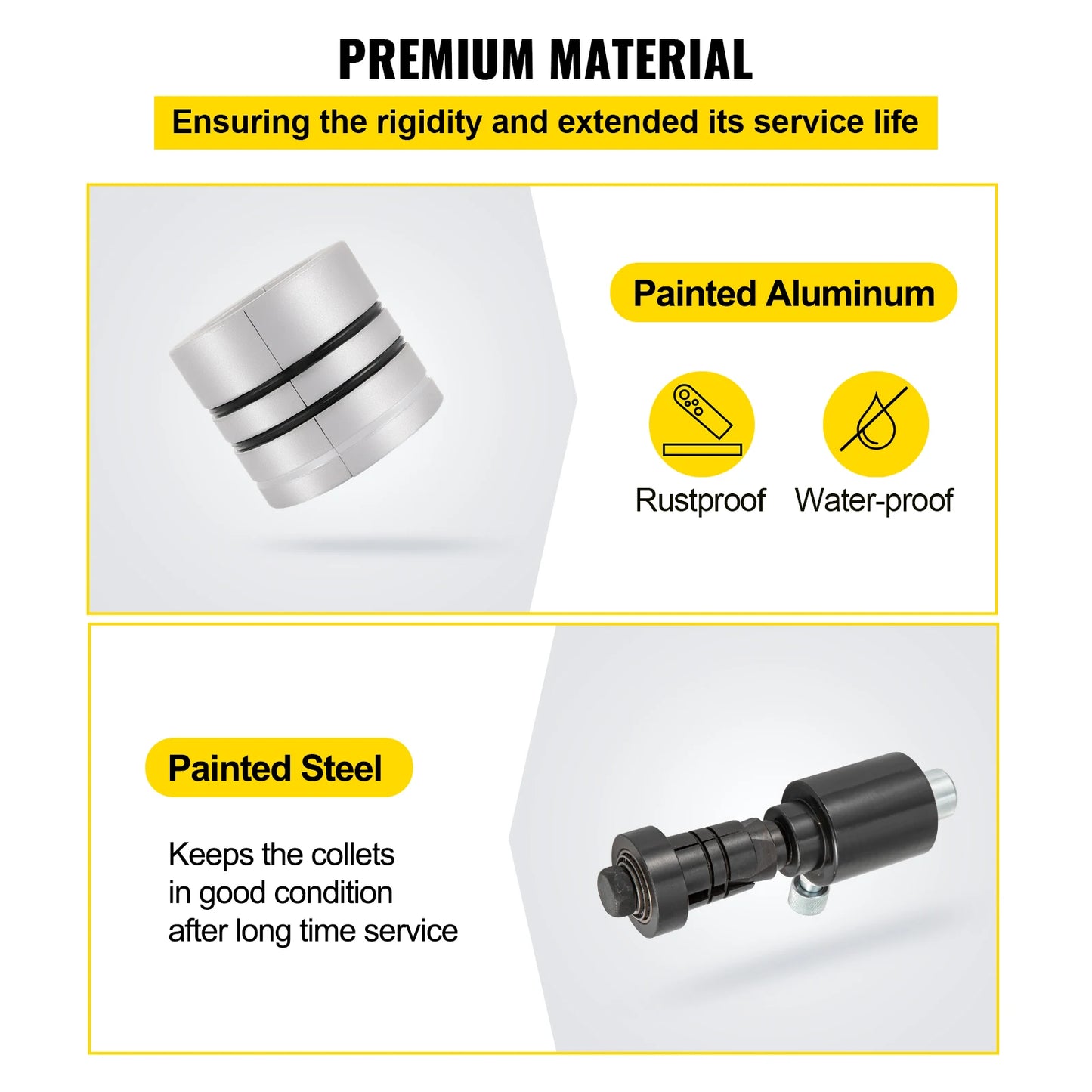 SucceBuy 10 Ton Hydraulic Exhaust Pipe Expander Kit