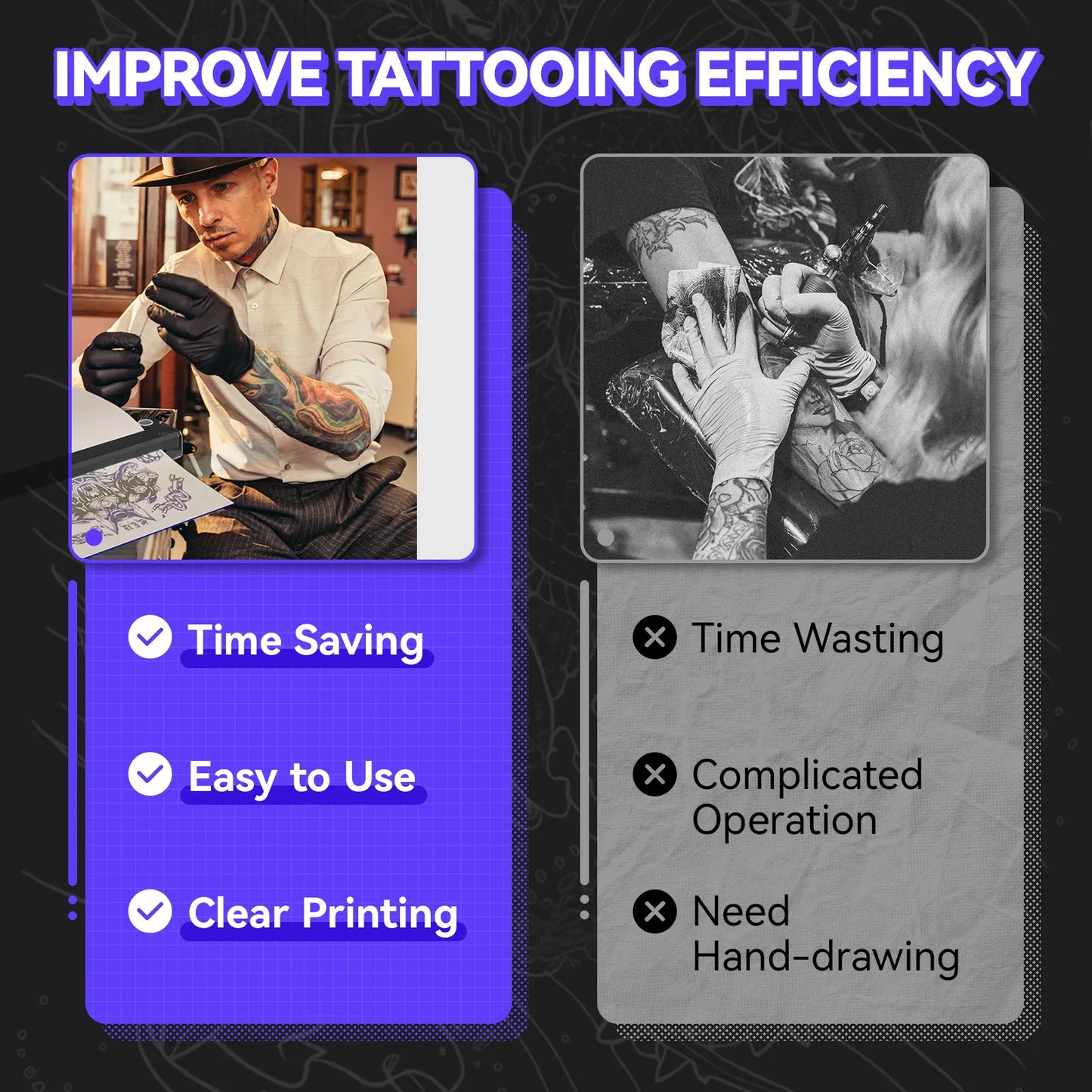 PeriPage P90 Wireless Tattoo Stencil Transfer Printer