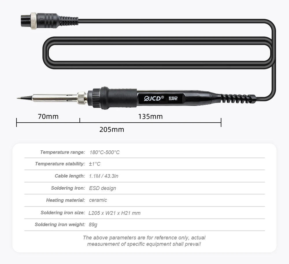 JCD 8898 750W Soldering Station 2 In 1 LCD Display Solder Tools
