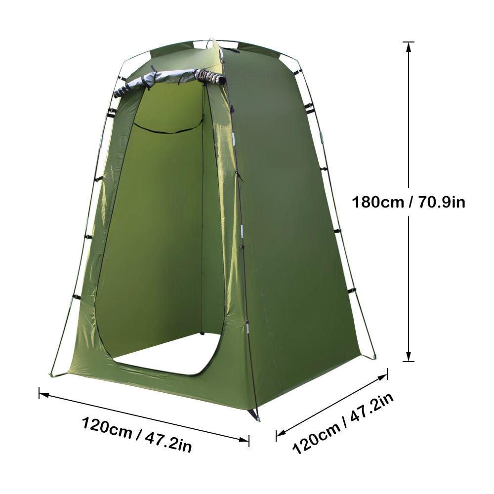 Pop Up Shower Tent for Camping Privacy Changing Room Setup