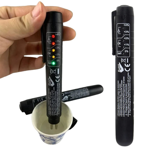 APWIKOGER Brake Fluid Tester With LED Indicators For Oil Quality