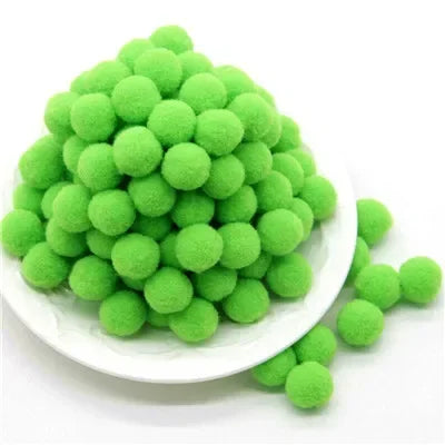Mini Fluffy Polyester Pom Poms For Diy Crafts And Decor