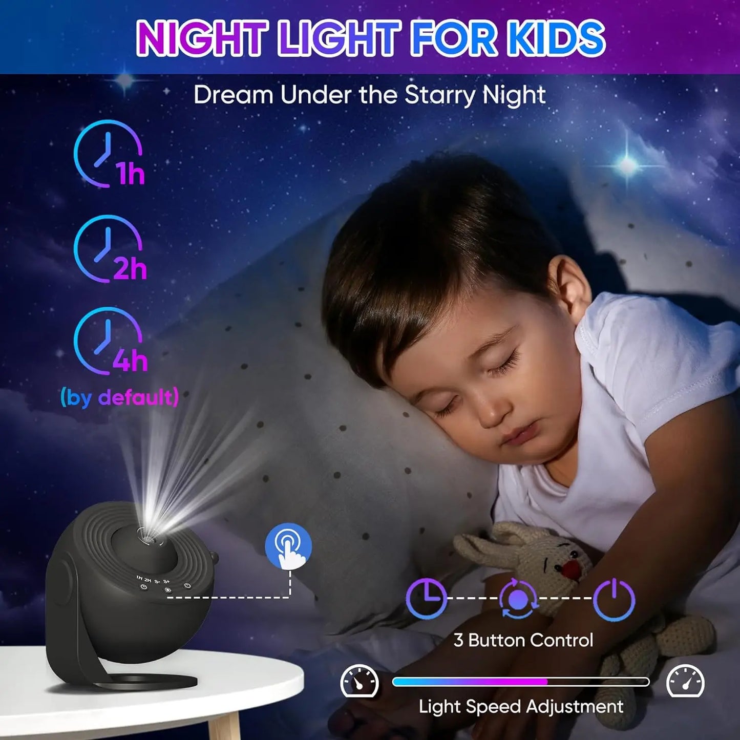 Mexllex 13 In 1 Galaxy Ultral Star Projector Night Light