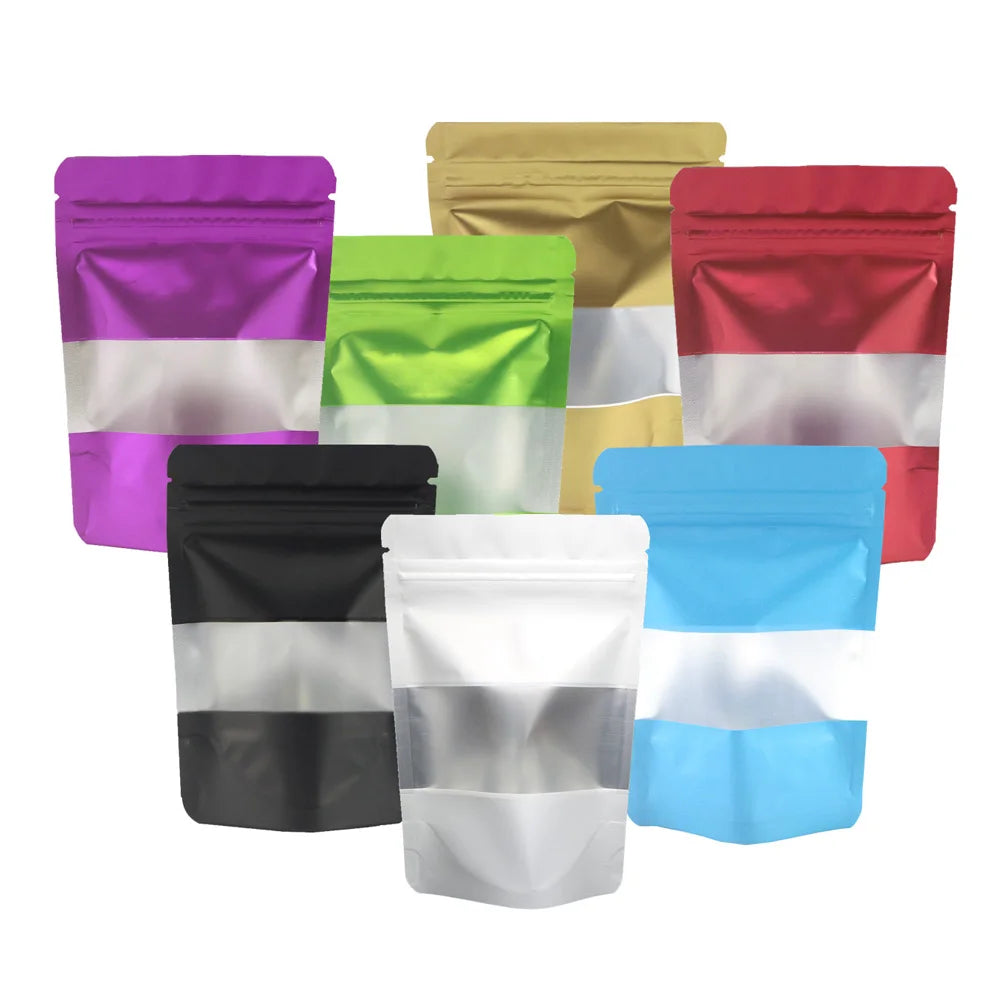 VoluPackCN Reclosable Zip Lock Bags With Clear Window
