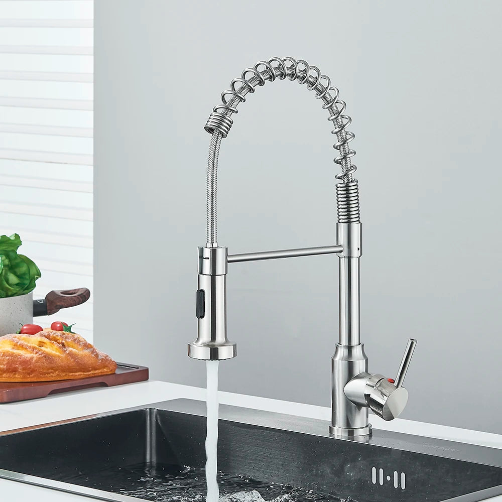 Suguword Removable Kitchen Faucet Deck Mount with Sprayer Dual Modes