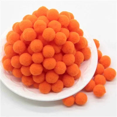 Mini Fluffy Polyester Pom Poms For Diy Crafts And Decor