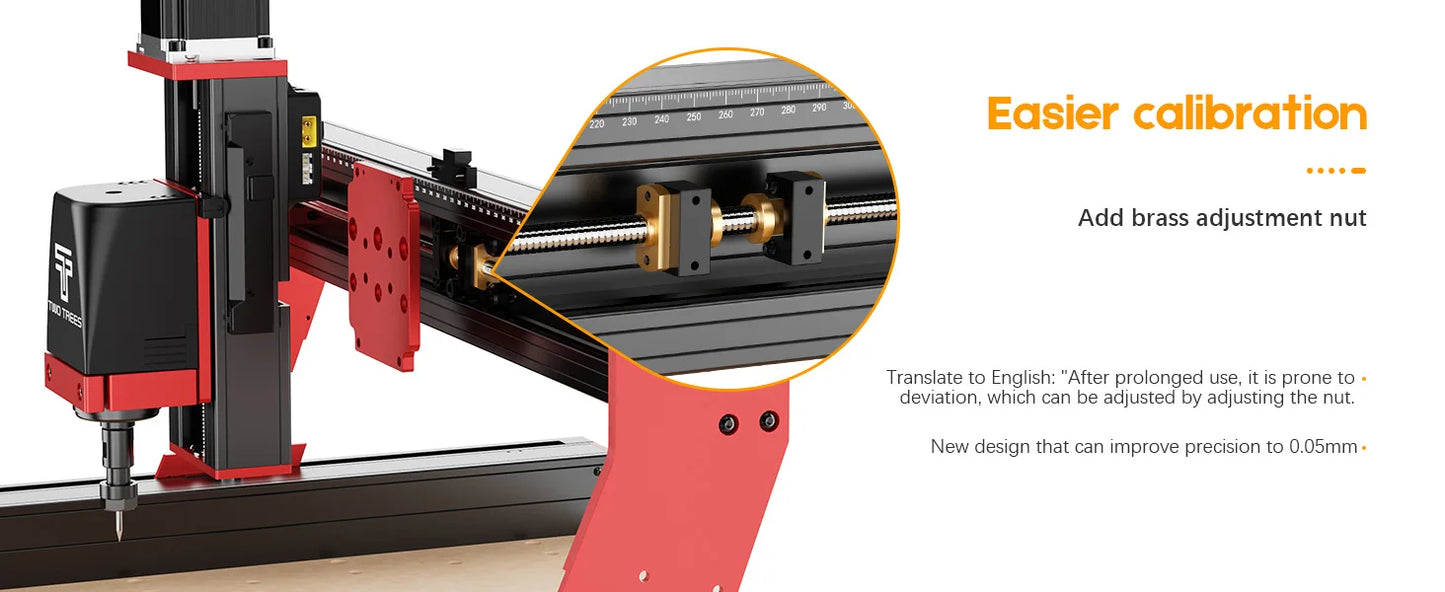 TWOTREES TTC450 Pro CNC Machine 4Axis Metal Cutting Machine For CNC Router Machine And Laser Engraving Cutting Wood GRBL Control