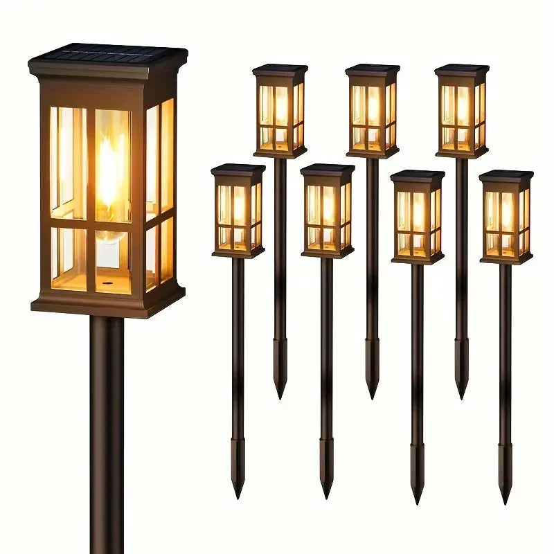 KPSTEK Solar Pathway Lights 2 6 8 Pack Outdoor LED