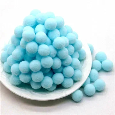 Mini Fluffy Polyester Pom Poms For Diy Crafts And Decor