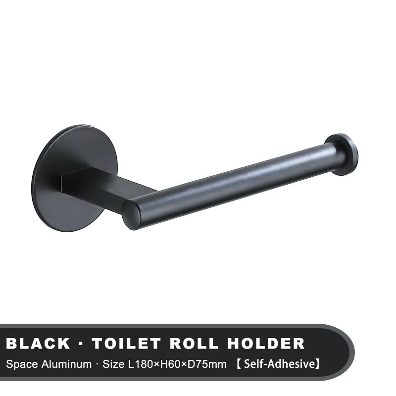 Gaomida Aluminum Alloy Toilet Paper Holder Wall Mounted