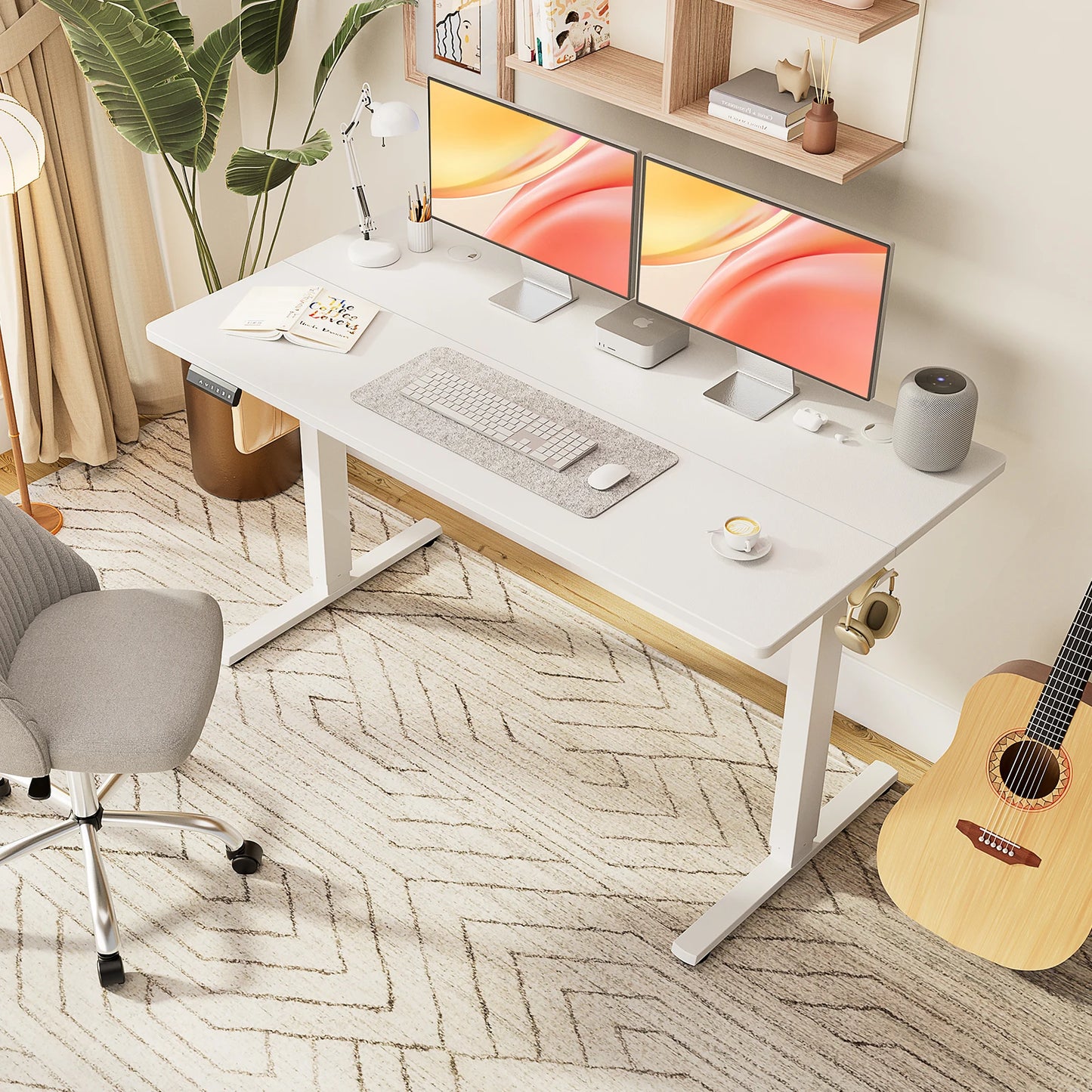 JHK Electric Standing Desk Height Adjustable Ergonomic Office Desk