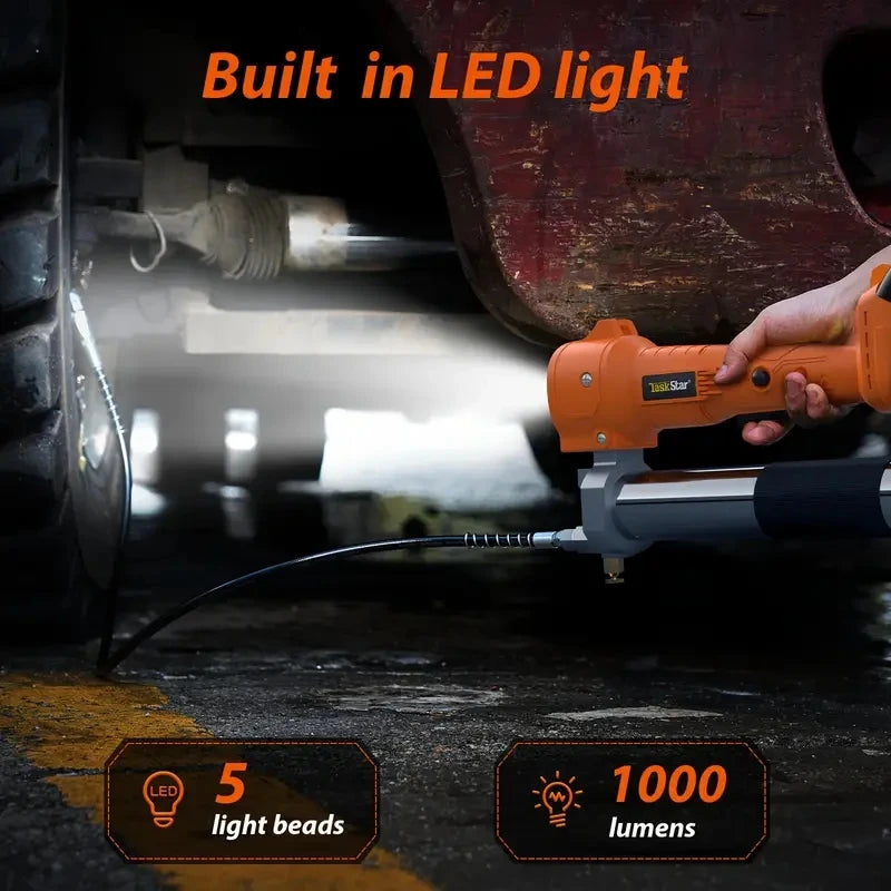 Taskstar 10000 PSI Cordless Electric Grease Gun 2 In 1