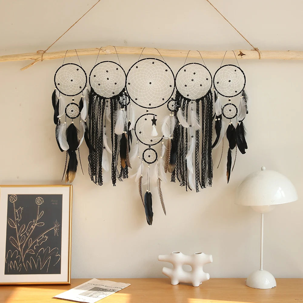 Dromenvanger Bohemian Dreamcatcher Set 5 Piece Wall Decor