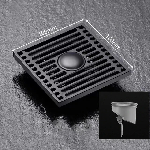 Stainless Steel Shower Floor Drain With Removable Cover Anti Odor