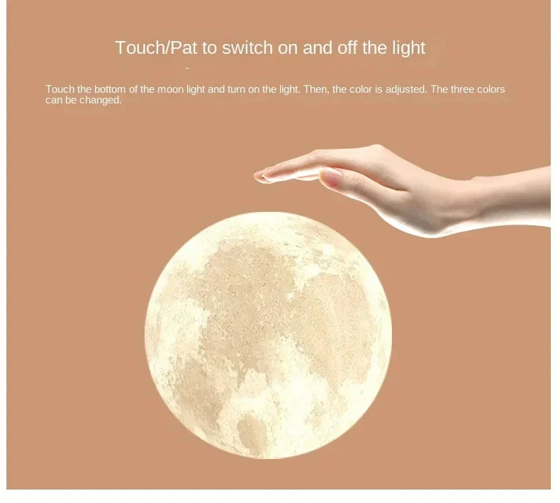 ENERLORD LED Floor Lamp Resin Night Glow For Living Room