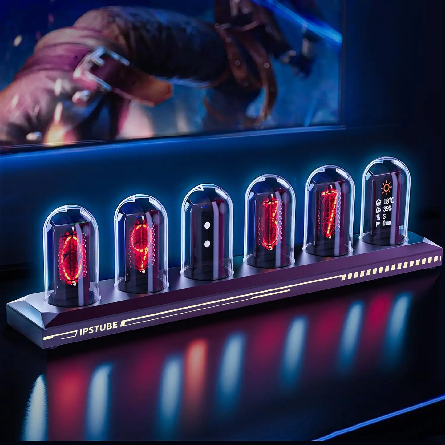 Aiopp Night Light Nixie Tube Clock Kit With 3 Light Modes