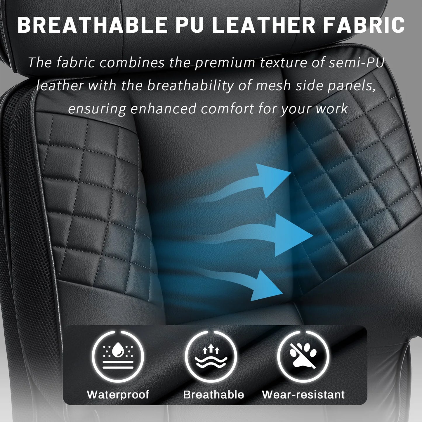 Executive Office Chair With Foot Rest And Lumbar Support