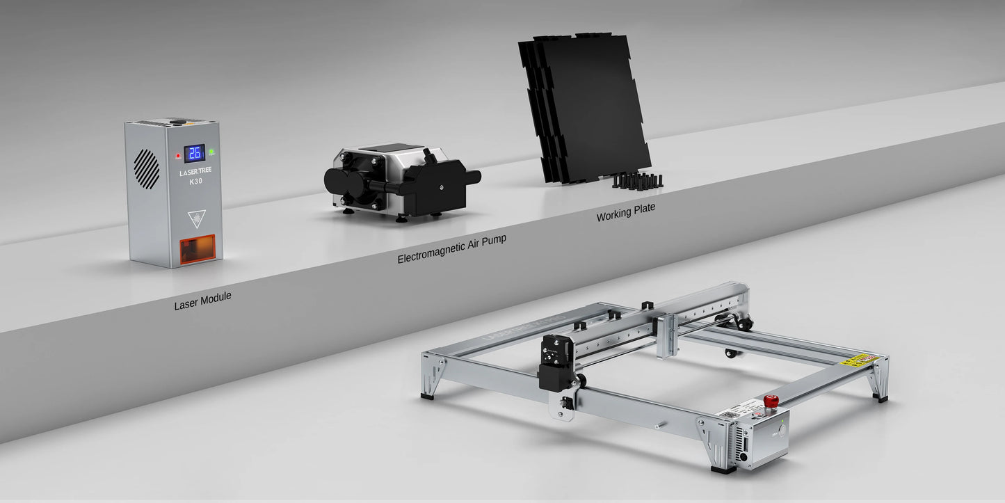 Laser Tree K1Pro Laser Engraver With 30W 40W Module