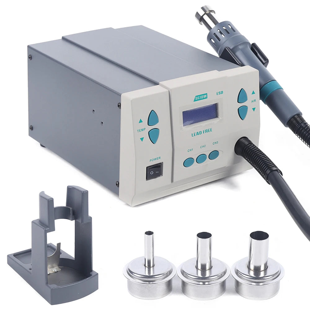 CNCEST 1000W Hot Air Rework Station With Digital Display 110V