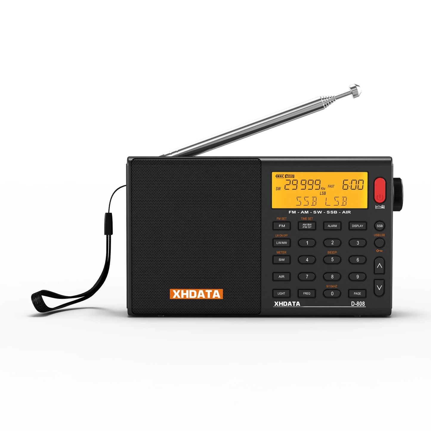 XHDATA D808 Multiband Radio Long Range AM FM SW MW