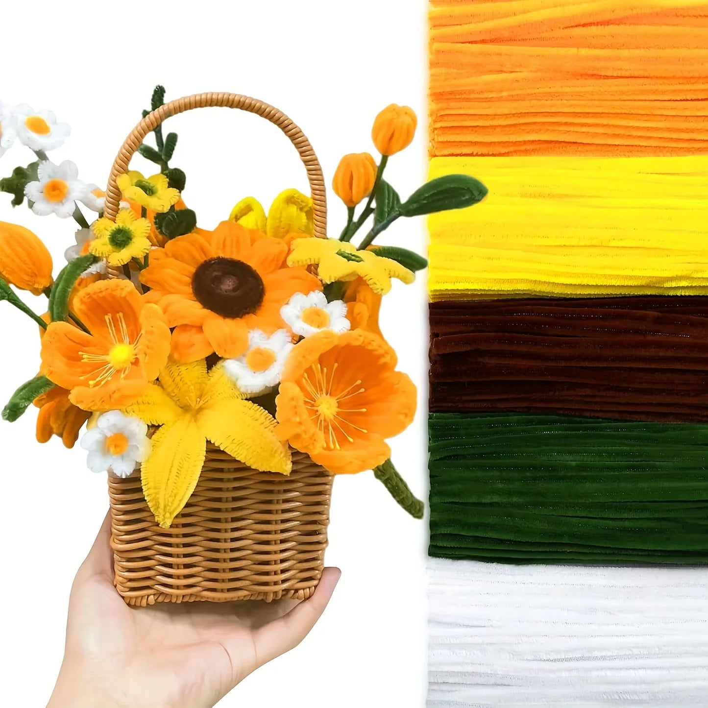 Pipe Cleaners Chenille Stems 300 Pack For DIY Craft Projects