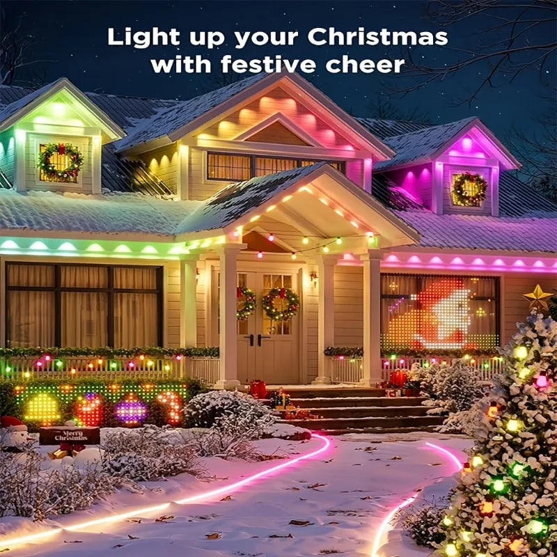 MIMIRGB Smart RGBIC Outdoor Lights 90 LEDs 75 Scene Modes