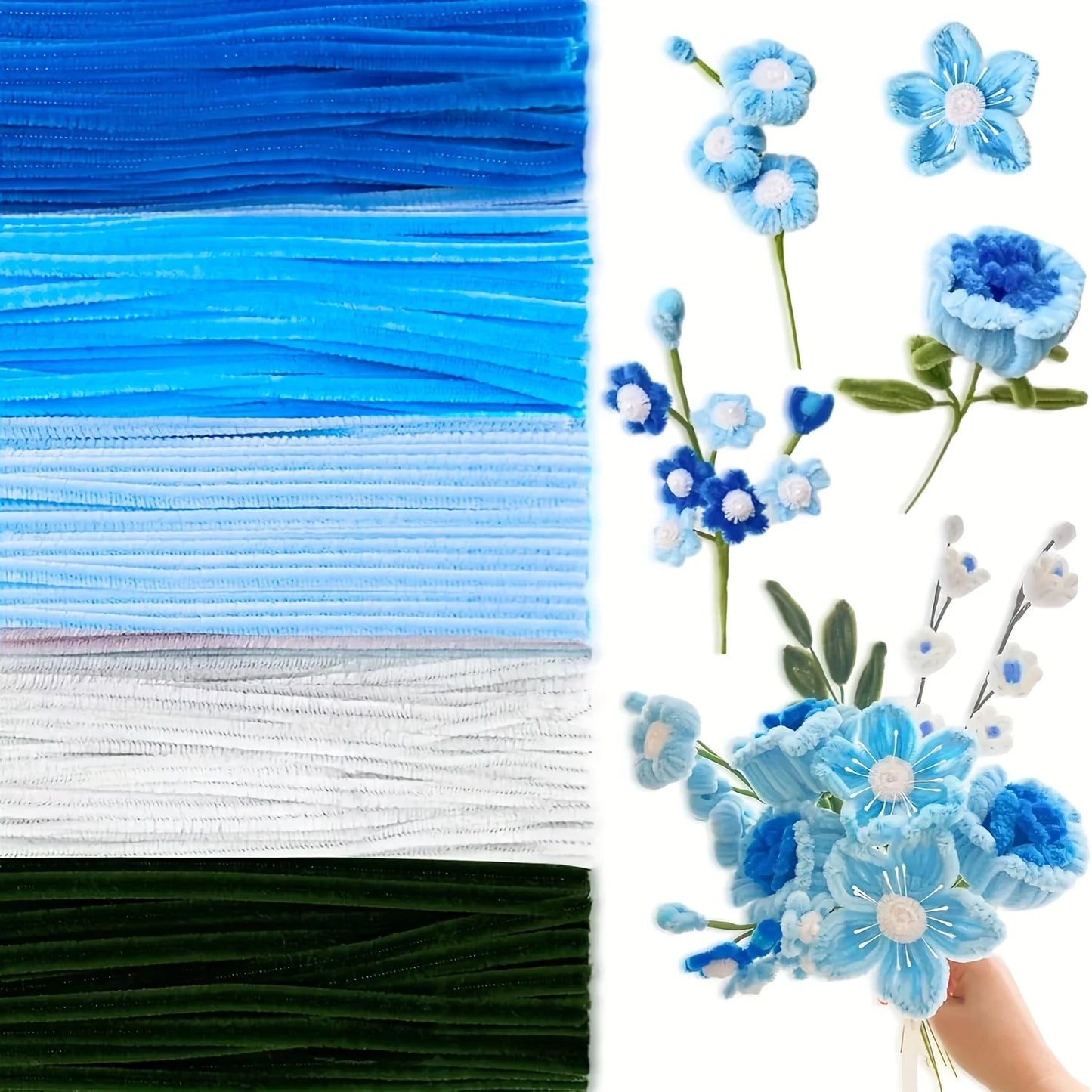 Pipe Cleaners Chenille Stems 300 Pack For DIY Craft Projects