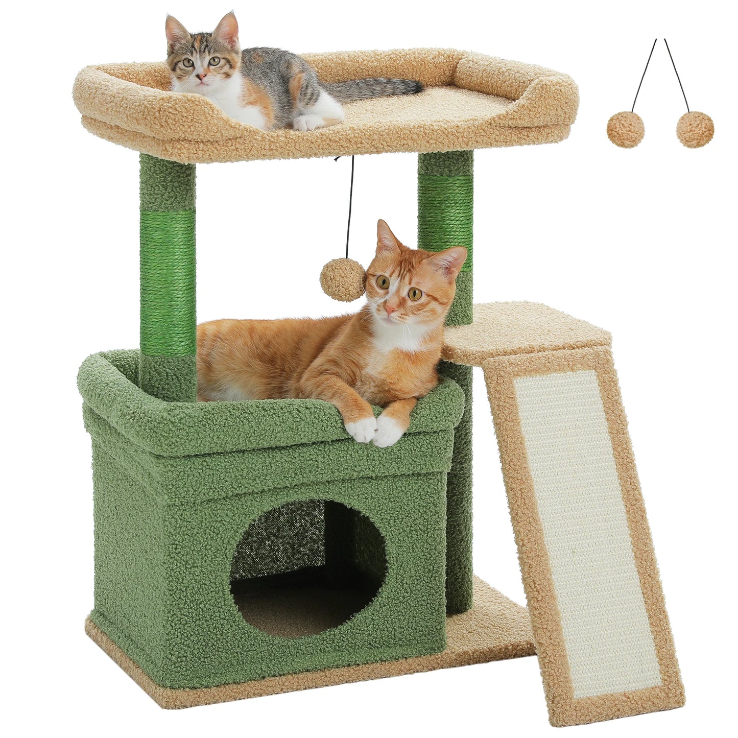 PAWZ Road Indoor Cat Tree With Sisal Scratching Post