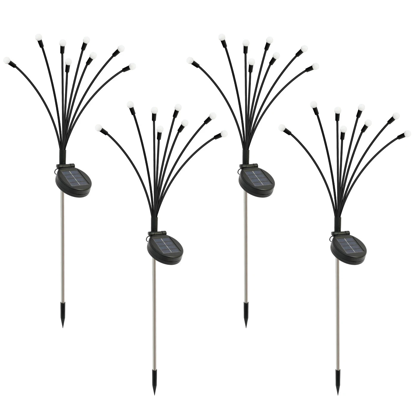 8 Head Solar Firefly LED Outdoor Decorative Garden Pathway Lights